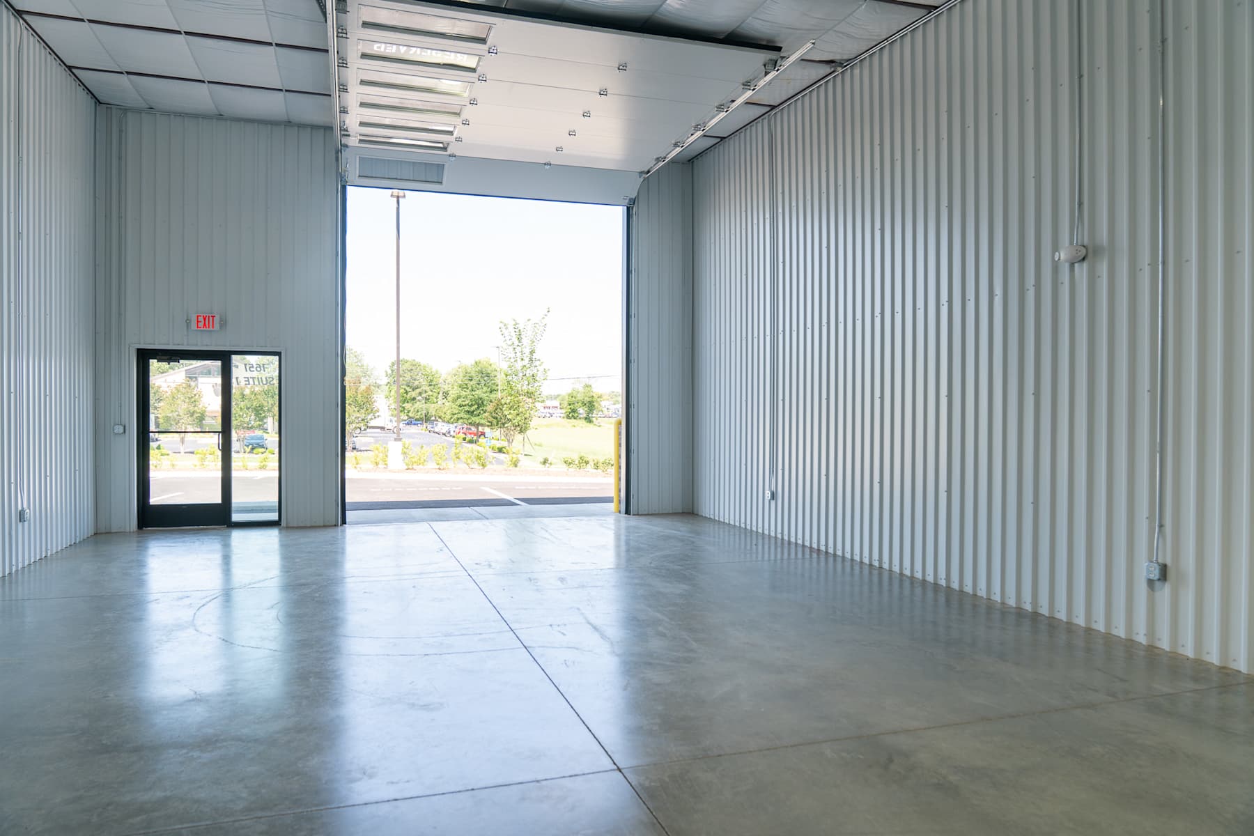 Flex space in use for storage, operations and service work